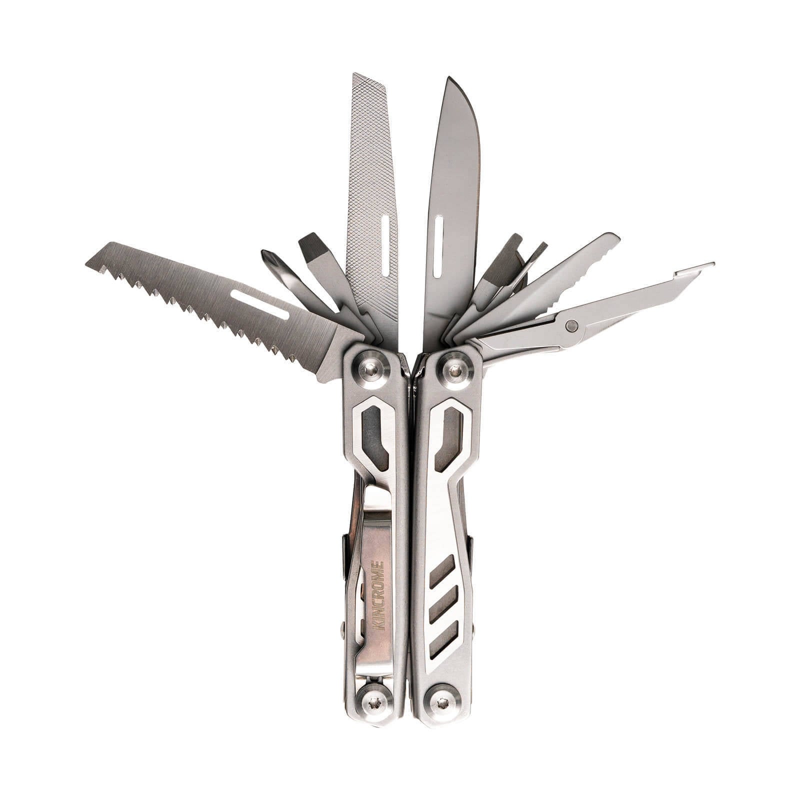 Kincrome 15 Function Stainless Steel Multi-Tool with Locking Tools