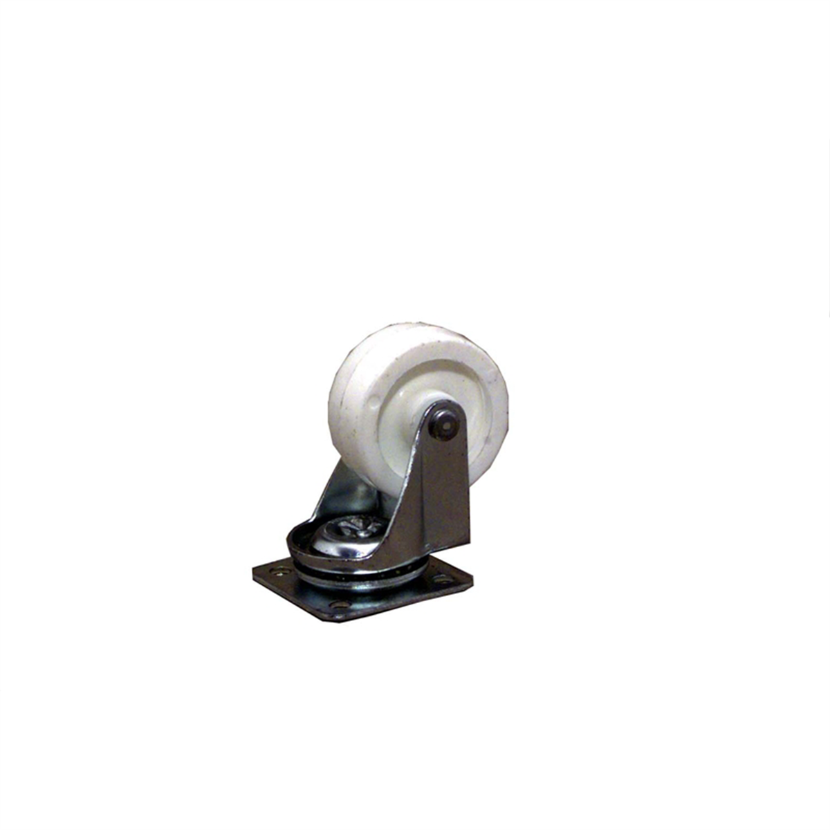 Move It 40mm White Plastic Heavy Duty Swivel Castor - Durable - Low Maintenance - Smooth Rolling - SuperSaverAU - view 1