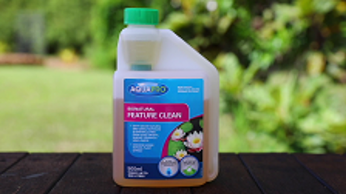 Aquapro Bionatural Feature Clean 500ml Pond & Water Feature Treatment, Treats 1000L