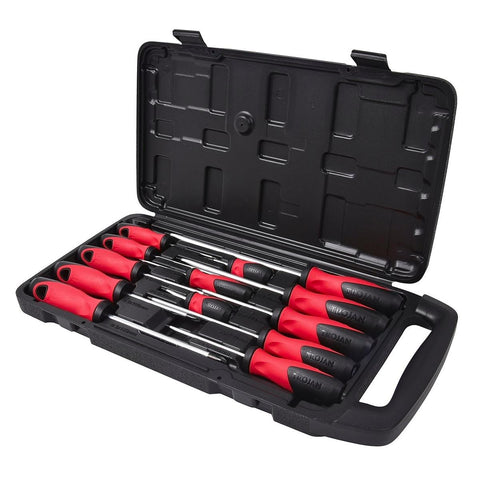Trojan 13 Piece Screwdriver Set - Chrome Vanadium Steel - 230mm x 50mm x 465mm - SuperSaverAU - view 1