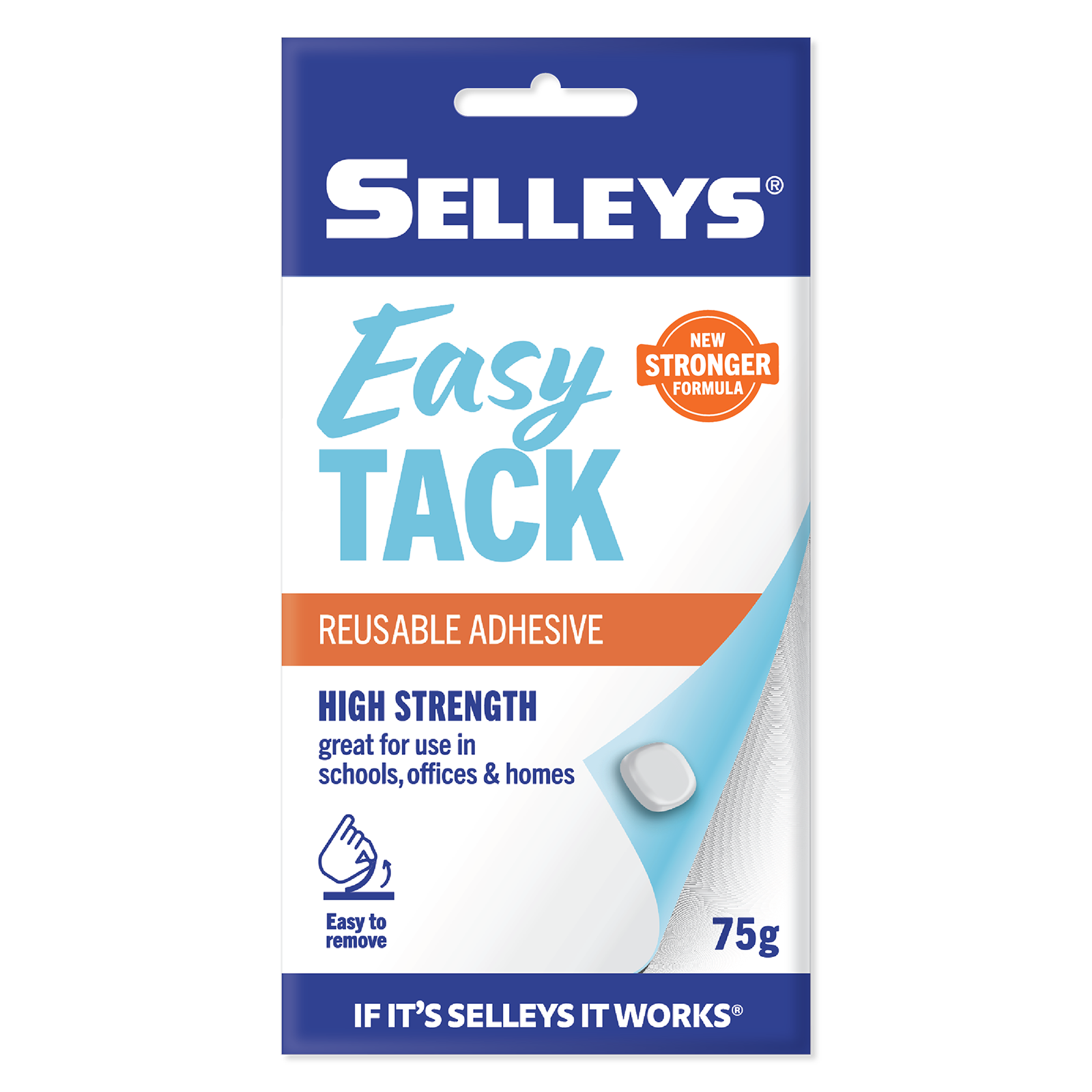 Selleys Easy Tack 75g Reusable Mounting Adhesive, Indoor & Outdoor