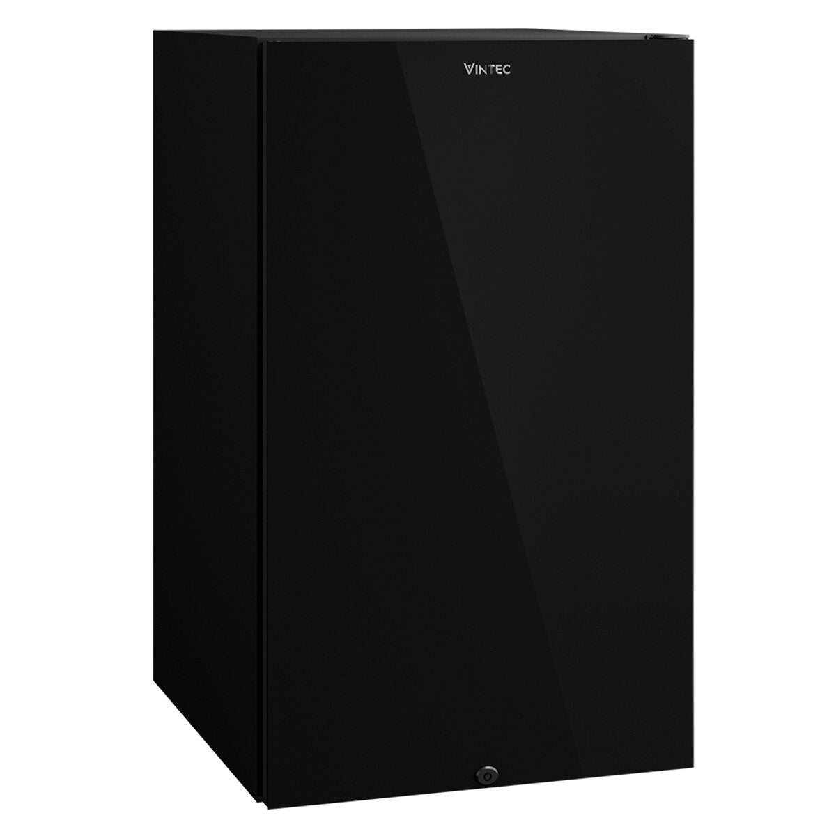 Vintec 35 Bottle Single Zone Wine Fridge - Black, UV-Protected Glass Door, UV-Free LED Lighting - VWS830FAS-X