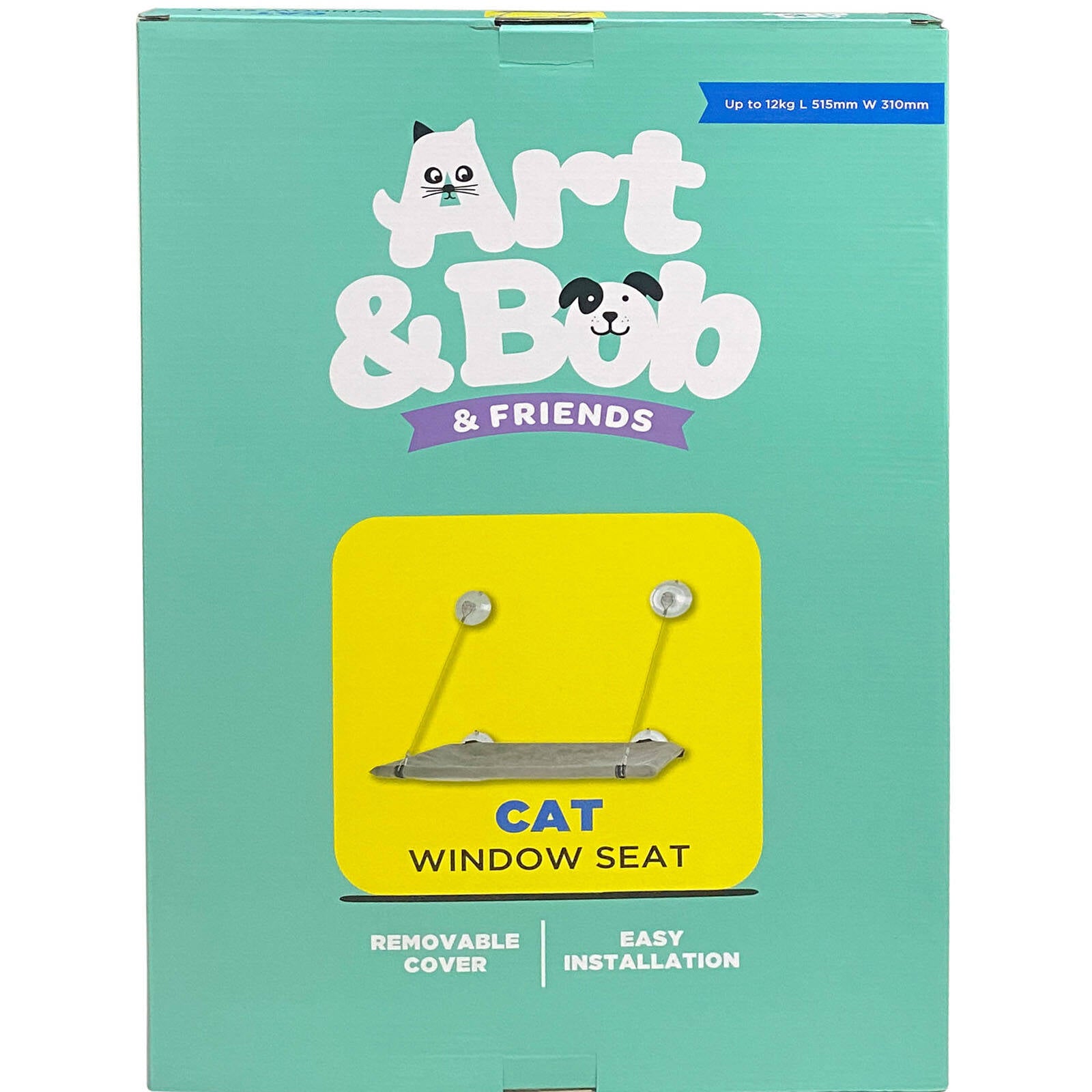 Art and Bob 310 x 510mm Cat Seat Window Perch