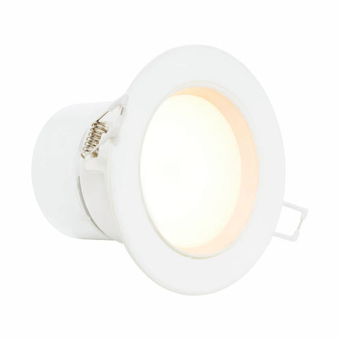 HPM DLI 90mm 7W LED Dimmable Tilt Downlight 240V Warm White Aluminium DLI903KTILTWE