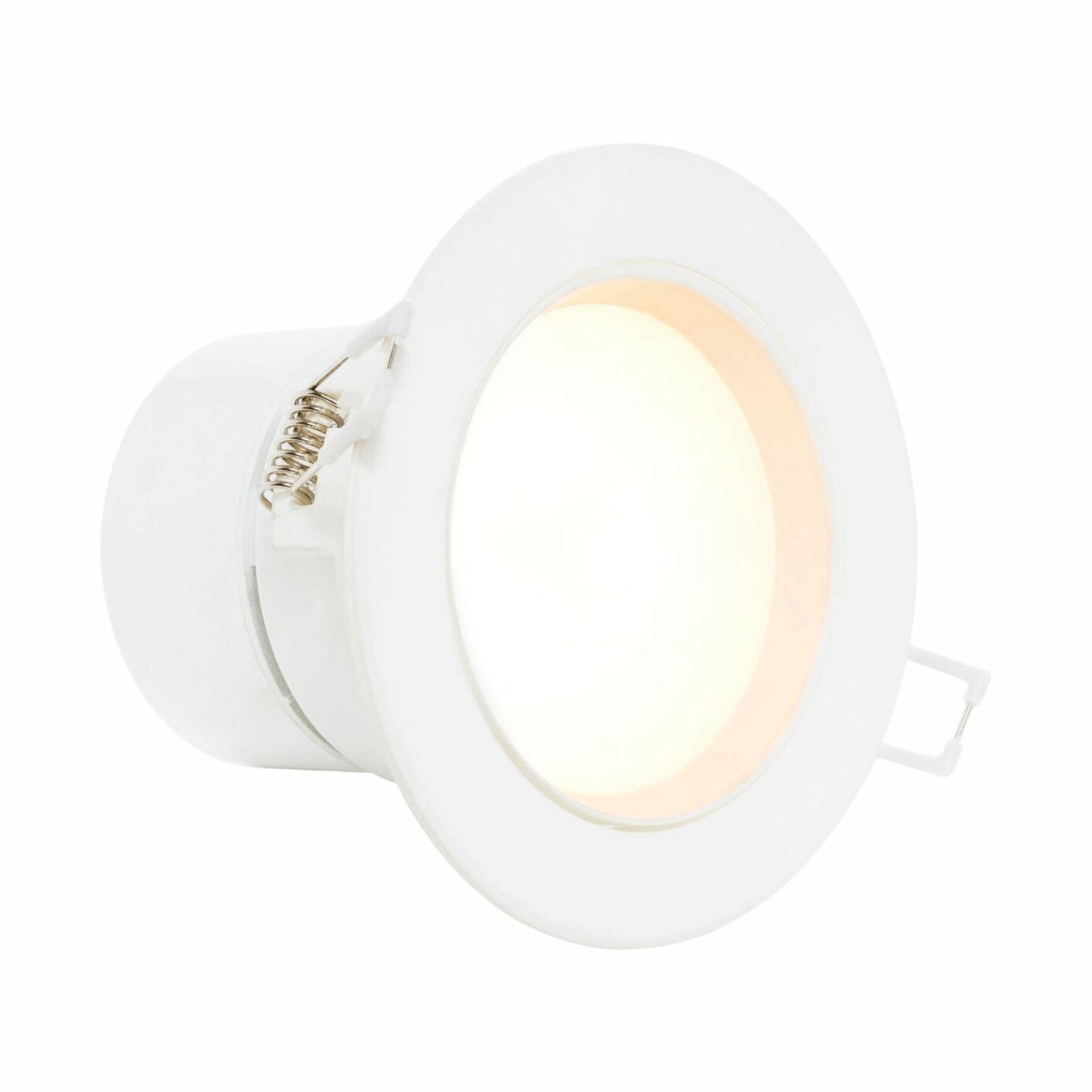 HPM DLI 90mm 7W LED Dimmable Tilt Downlight 240V Warm White Aluminium DLI903KTILTWE