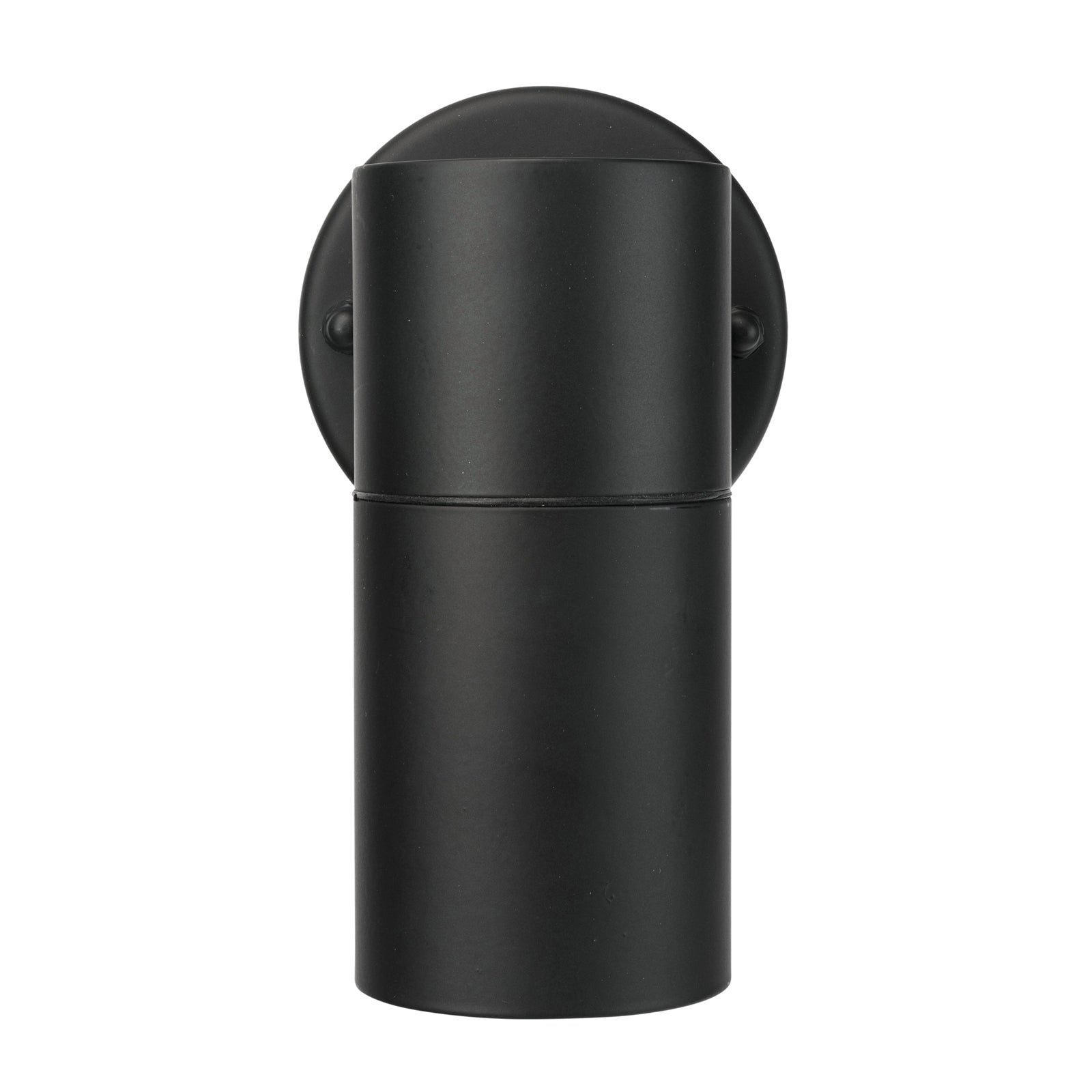Brilliant Coolum Black Exterior Fixed Wall Light Stainless Steel GU10 Weather Resistant