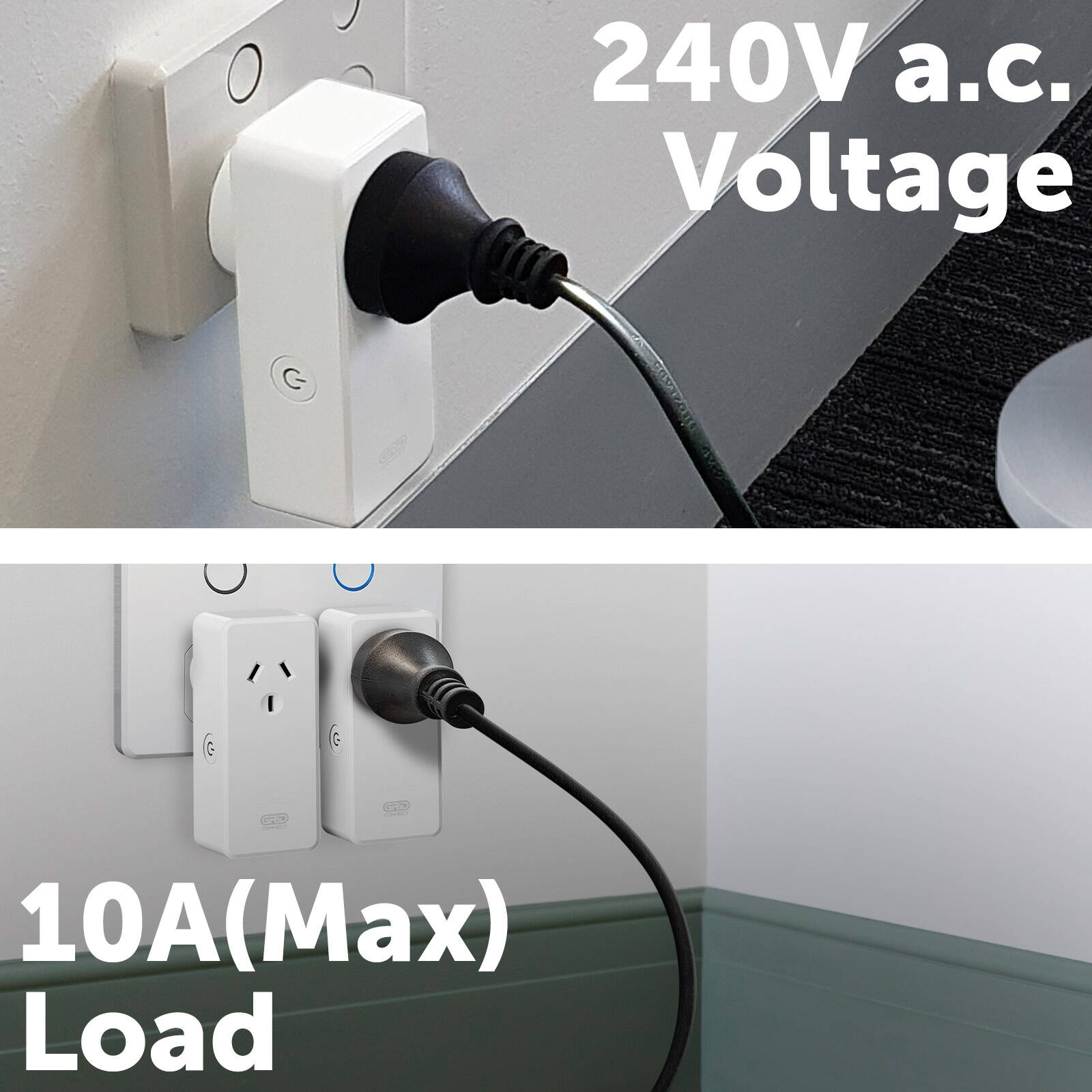 Arlec Smart Grid Connect Adaptor with Temperature and Humidity Sensor PCTH01HA