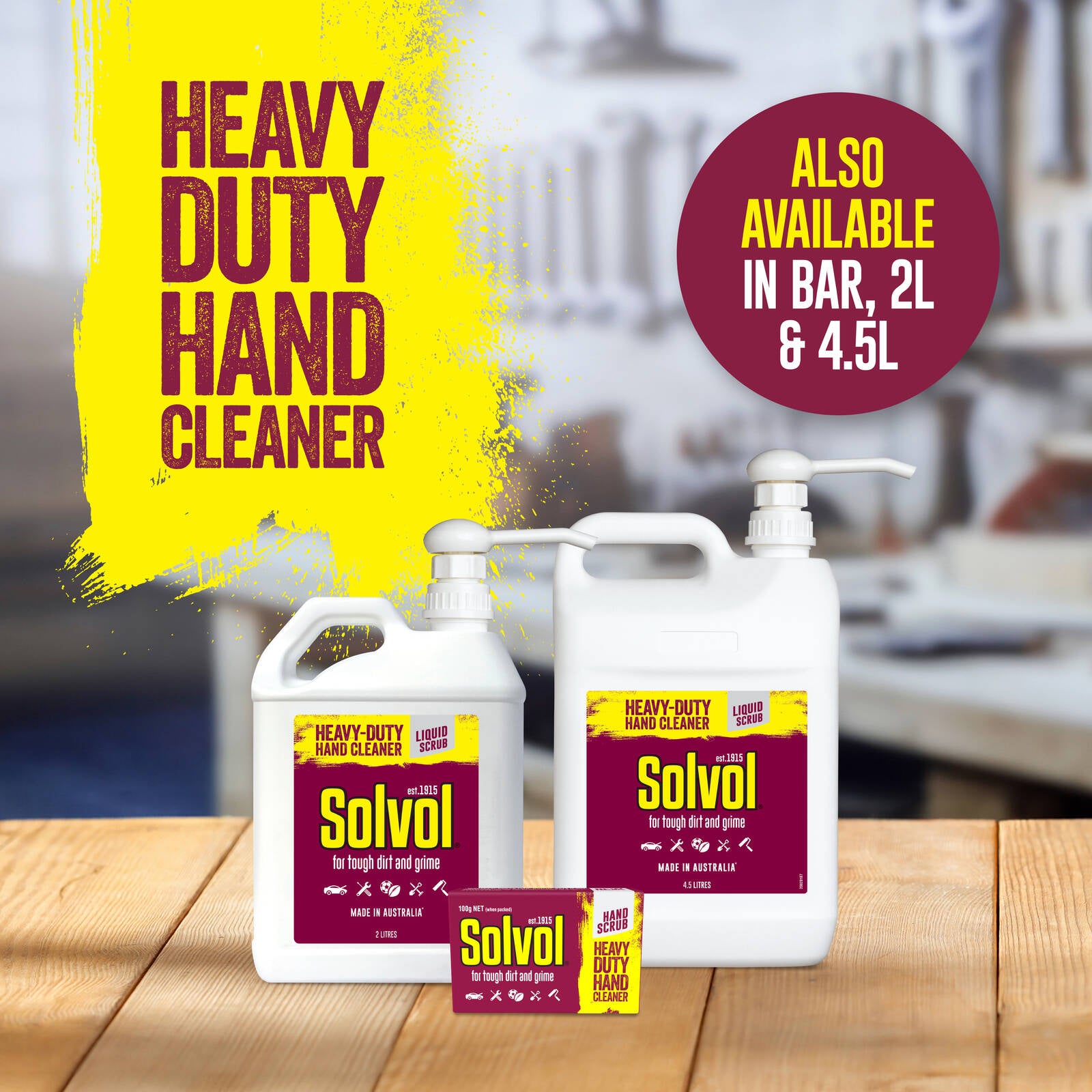 Solvol 500ml Liquid Hand Cleaner with Citrus Oils and Fine Granules