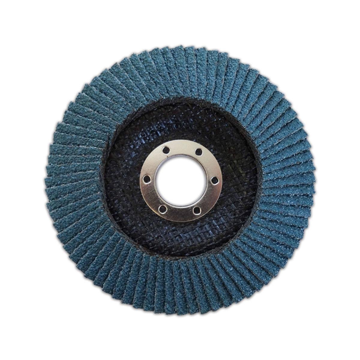 Josco 115mm 40 Grit Zirconia Flap Disc for Fast Grinding & Weld Removal