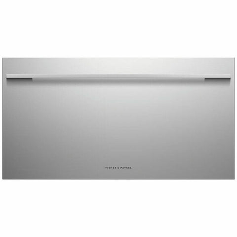 Fisher & Paykel 90cm stainless steel door panel with square handle for integrated CoolDrawer - RD9064S