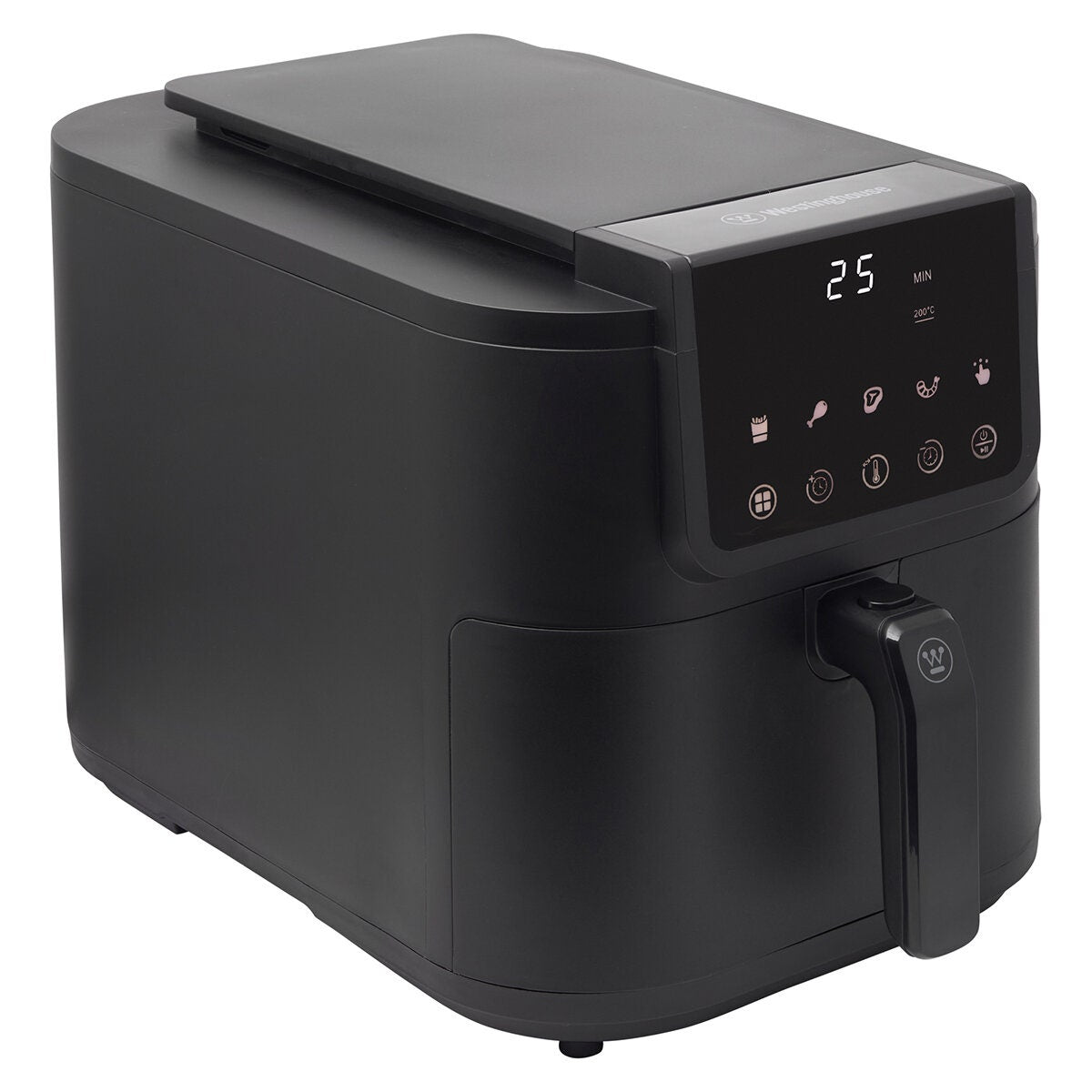 Westinghouse Slimline 8L Air Fryer - Black, Digital Touchscreen, Long-Slot Basket - WHOF09K