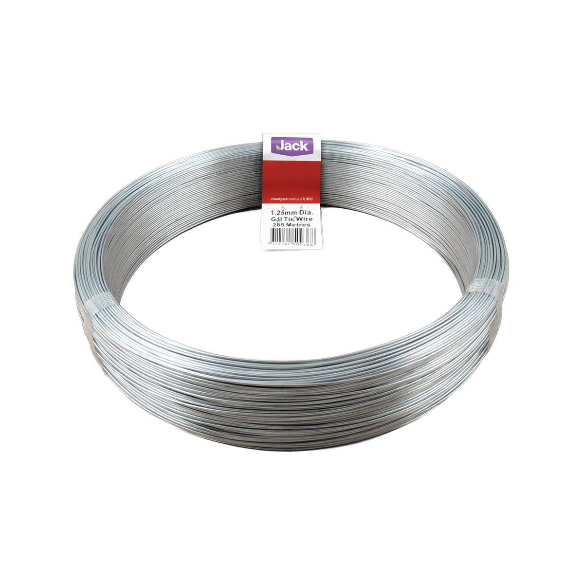 Jack Tie Wire - 1.25mm x 285m - Galvanised - Soft and Easy to Use - SuperSaverAU - view 1