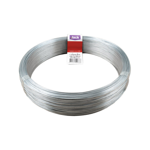 Jack Galvanised Steel Tie Wire Coil 1.25mm x 285m 3kg