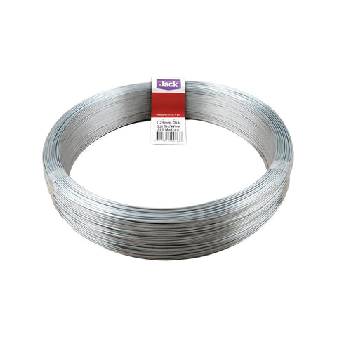 Jack Tie Wire - 1.25mm x 285m - Galvanised - Soft and Easy to Use - SuperSaverAU - view 1