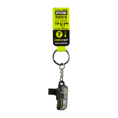 Ryobi MINI's Battery Keyring - Mini Tool Replica Keychain
