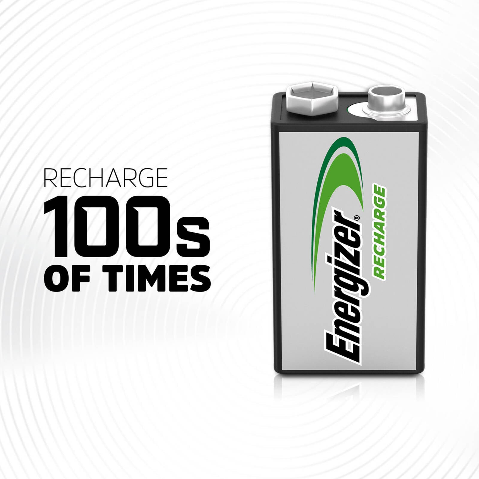 Energizer Recharge 9V Rechargeable Battery - 1 Pack