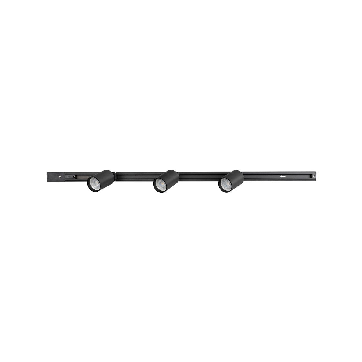 Brilliant Naj Matt Black 3 Light GU10 1m Track & Spotlight Kit 35W 240V 21686/06
