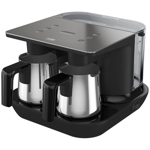 Beko Double Turkish Coffee Machine - Up to Six Cups, 1.5L Water Tank, Induction Heating - TKM8961A