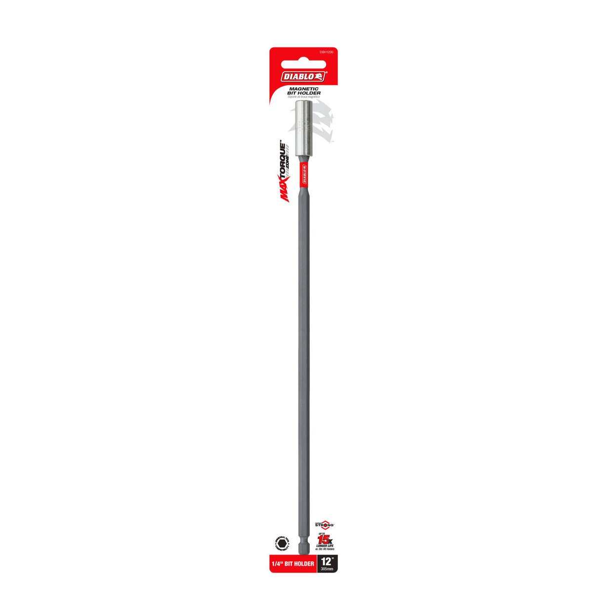 Diablo 12" Magnetic Drive Bit Holder for Impact & Drill Drivers