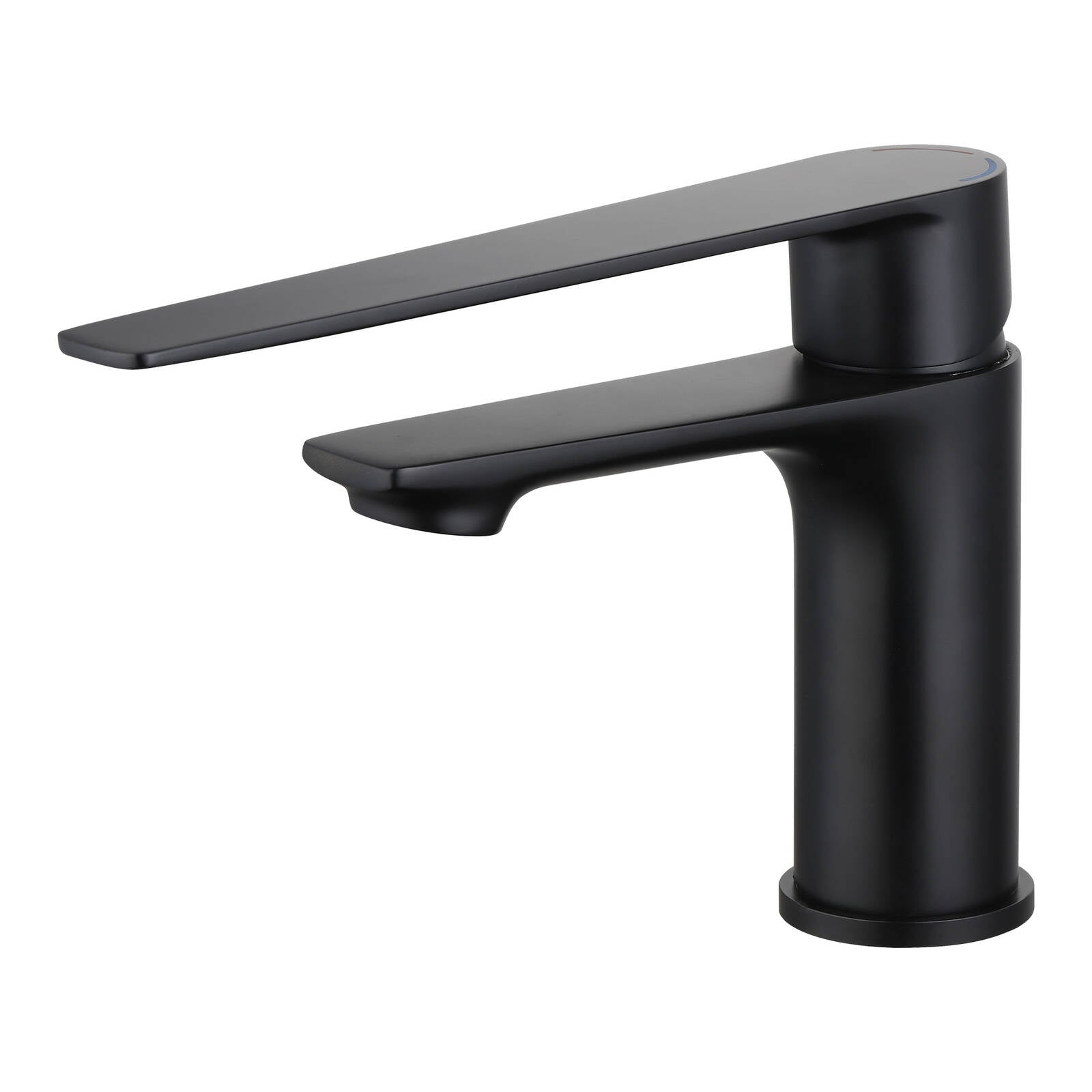Evekare Matte Black Extended Lever Basin Mixer, 7.5L/min, 4 Star WELS