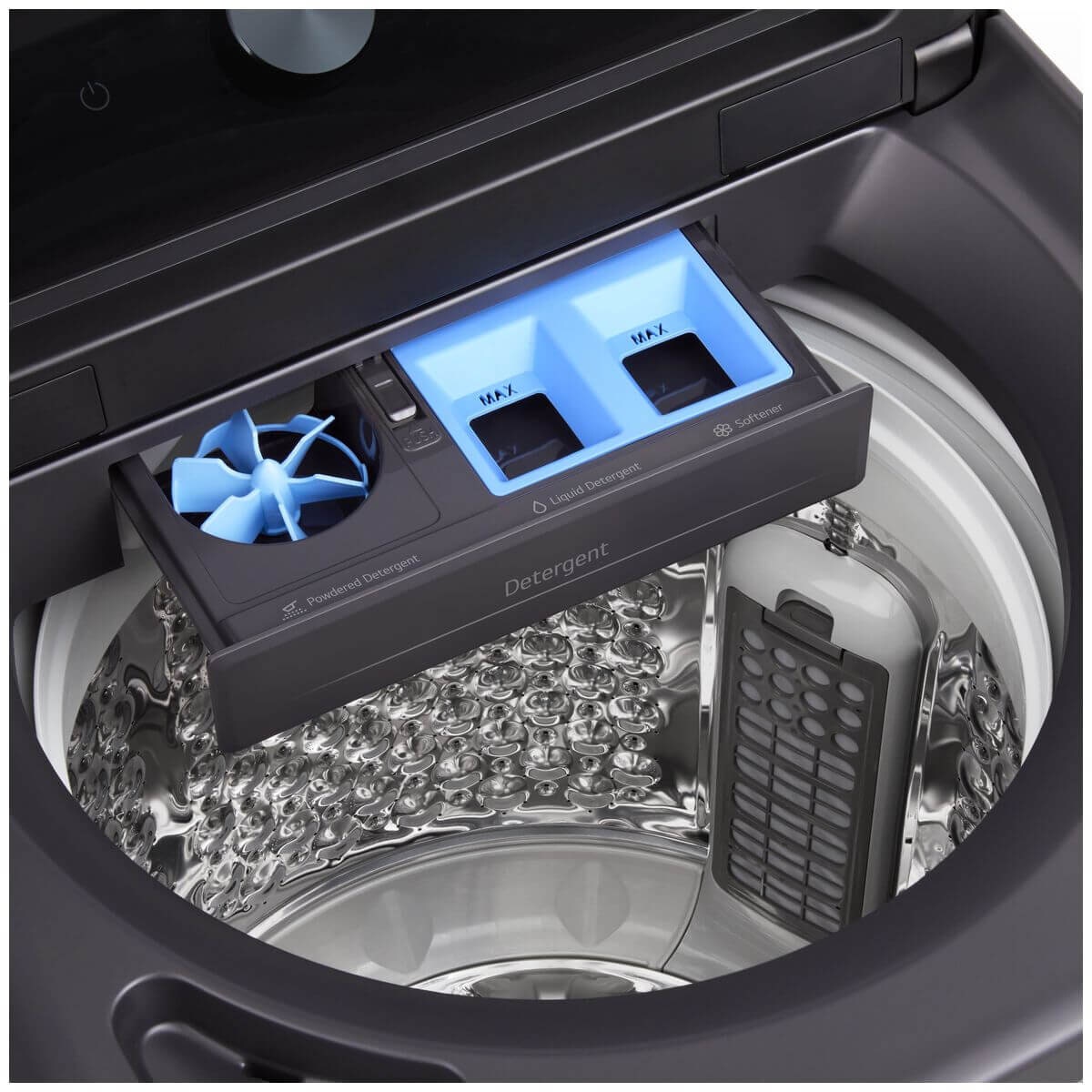 LG Series 5 9kg AI Top Load Washing Machine - Graphite, AI Direct Drive, TurboClean, ThinQ - WTX3-09G