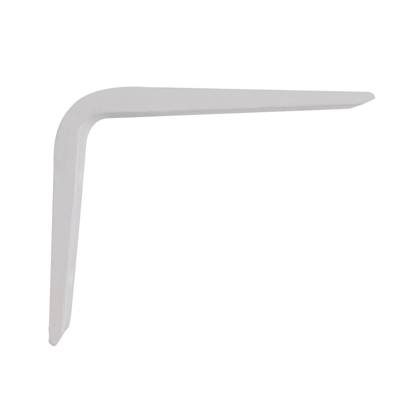 Carinya 125 x 150mm White Powder Coated Steel Angle Bracket, 35kg, Wall Mount
