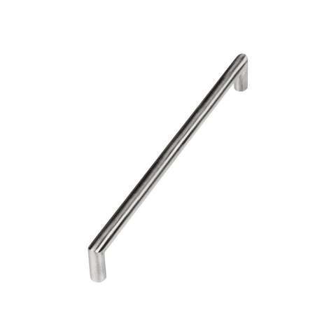 Kaboodle 192mm Brushed Stainless Steel Round Bar Kitchen Cabinet Handle