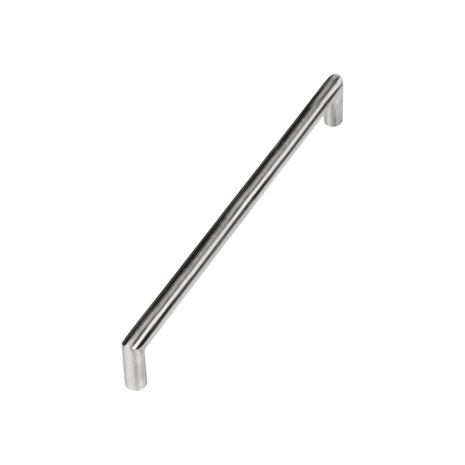 Kaboodle 192mm Brushed Stainless Steel Round Bar Kitchen Cabinet Handle