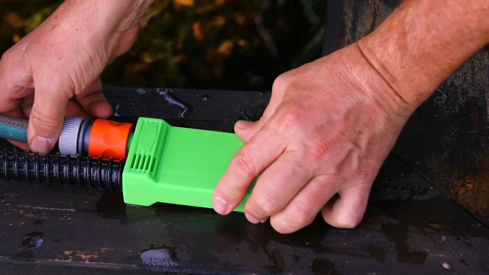 Aquapro Little Pond Sucker with 3m Ribbed Hose - Green