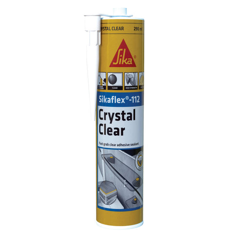 Sika Sikaflex-112 290ml Crystal Clear Adhesive Sealant