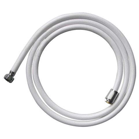 Kinetic 2m PVC Hand Shower Hose, Flexible Hot and Cold Compatible