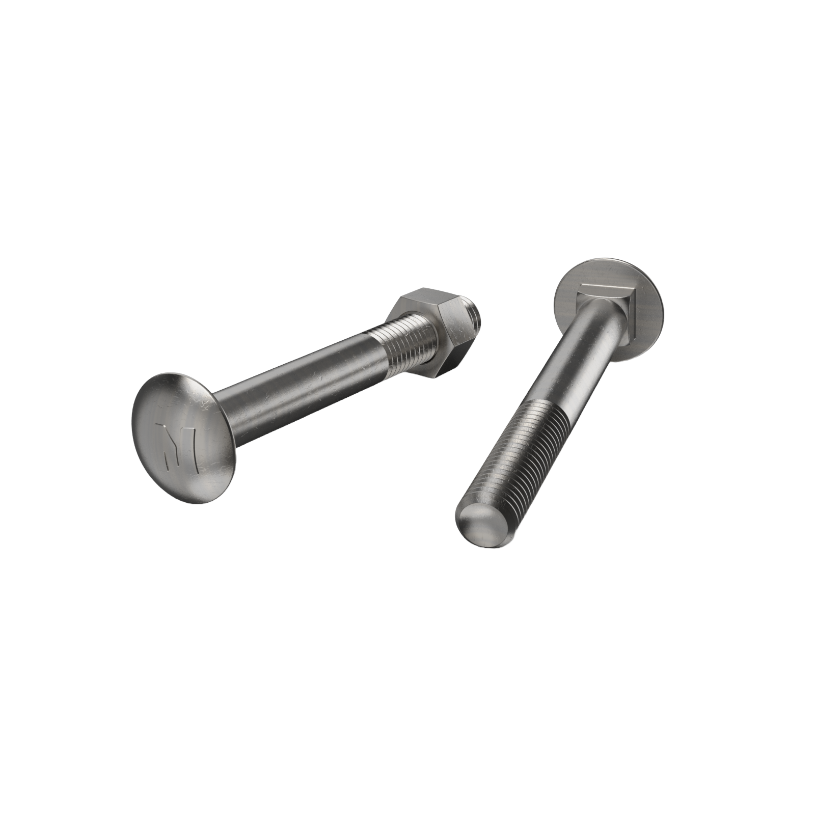 Zenith M12 x 100mm Stainless Steel 304 Cup Head Bolt and Nut