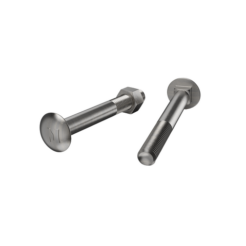 Zenith M12 x 100mm Stainless Steel 304 Cup Head Bolt and Nut
