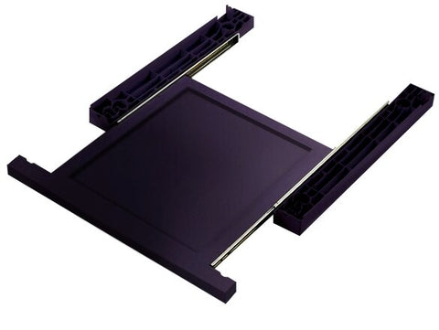 Haier stacking kit with a slide out tray - Black finish - 4.95kg - Compatible Haier appliances - SKANB1