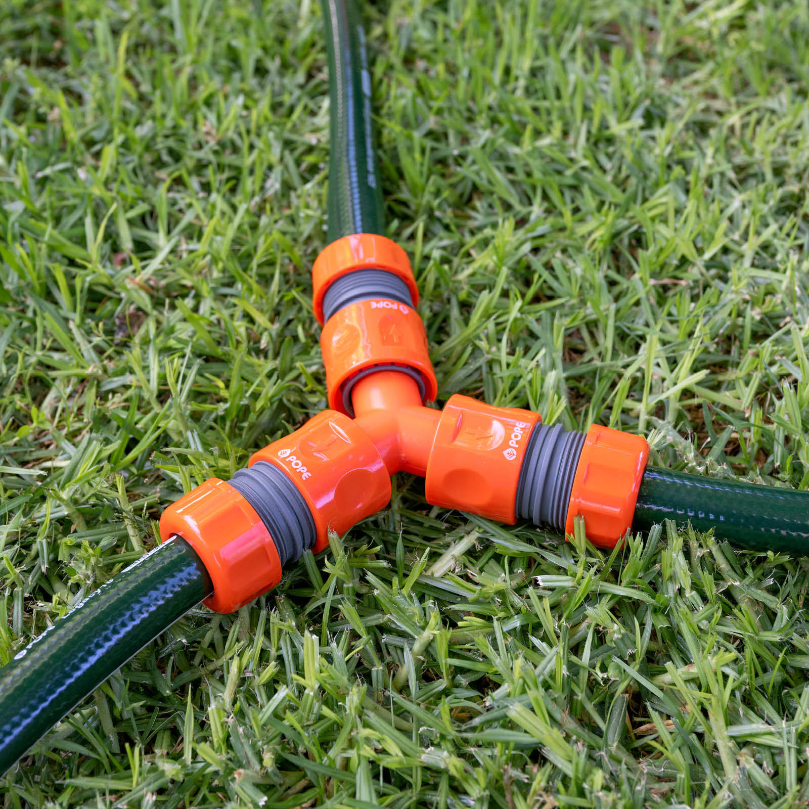 Pope 18mm 3-Way Hose Coupler, Garden Hose Connector