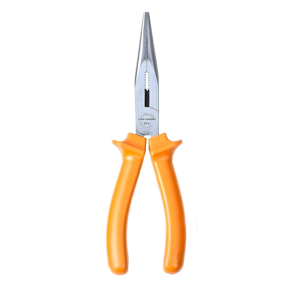 Craftright 210mm Long Nose Plier - CR-V Steel - Orange - Model CR8001 - SuperSaverAU - view 1