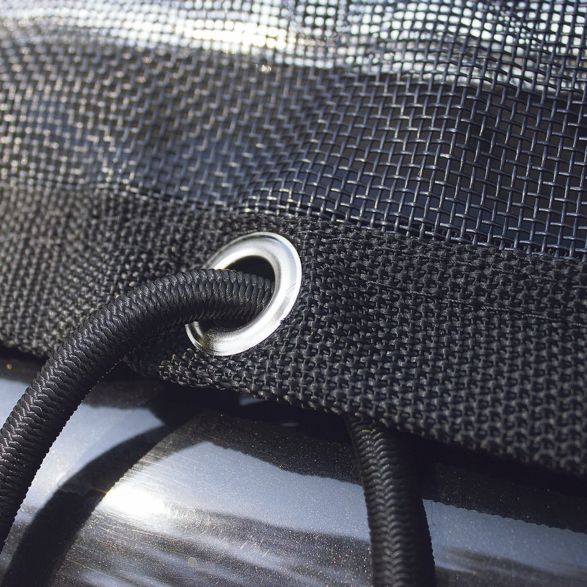 Lion 4.6 x 2.5m Heavy Duty Meshtech Cargo Net, Black, UV Stabilised (Suits Truck Trays to 4.5m)