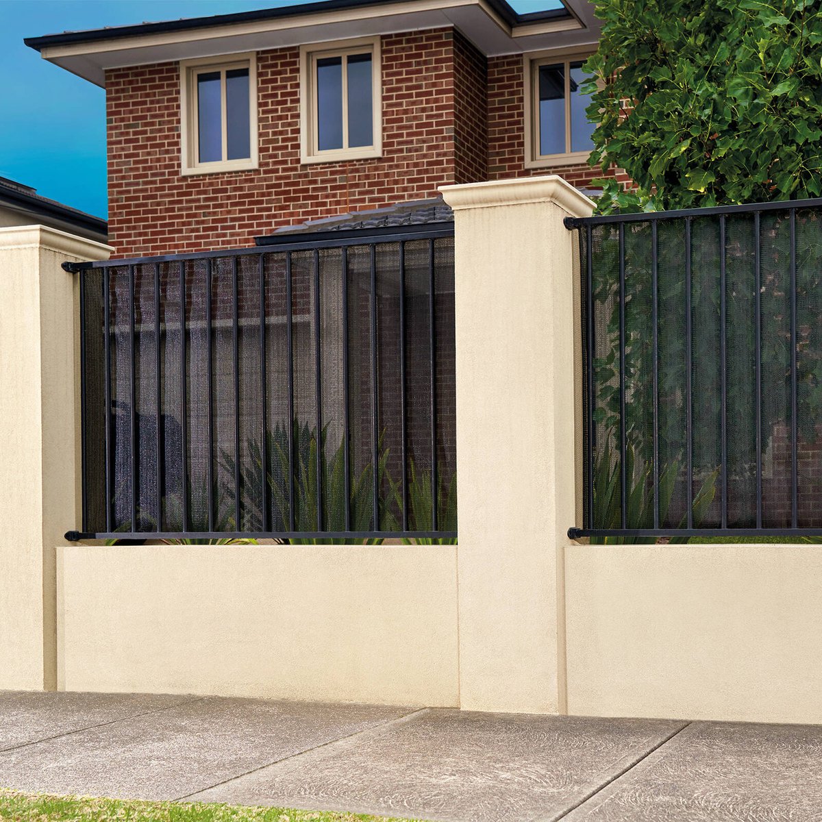 Coolaroo Light Duty Screening Shade Cloth 1.83 x 10m, Black HDPE, 70% UV Block
