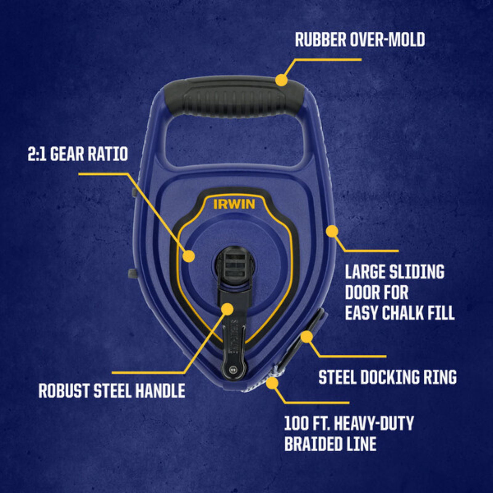Irwin Strait-Line Pro Chalk Reel