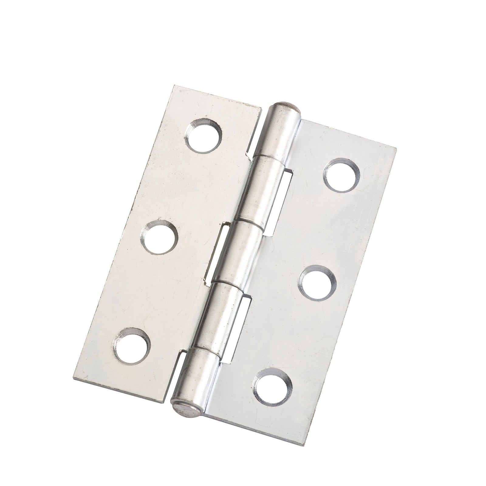 Lane 85 x 60 x 1.6mm Zinc Plated Fixed Pin Butt Hinge
