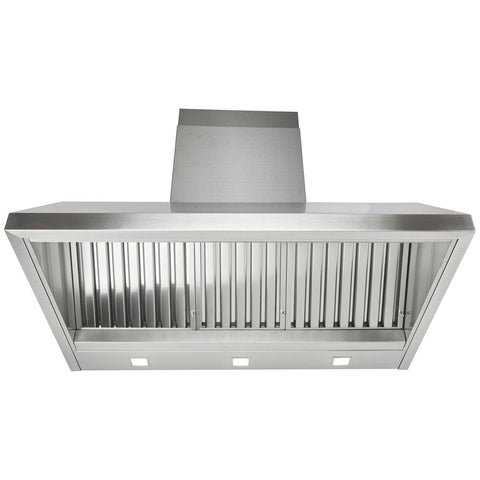 Schweigen 1200mm BBQ Canopy Rangehood - 2200m³/h Twin Motors, Stainless Steel, Touch and Remote - DBH1200