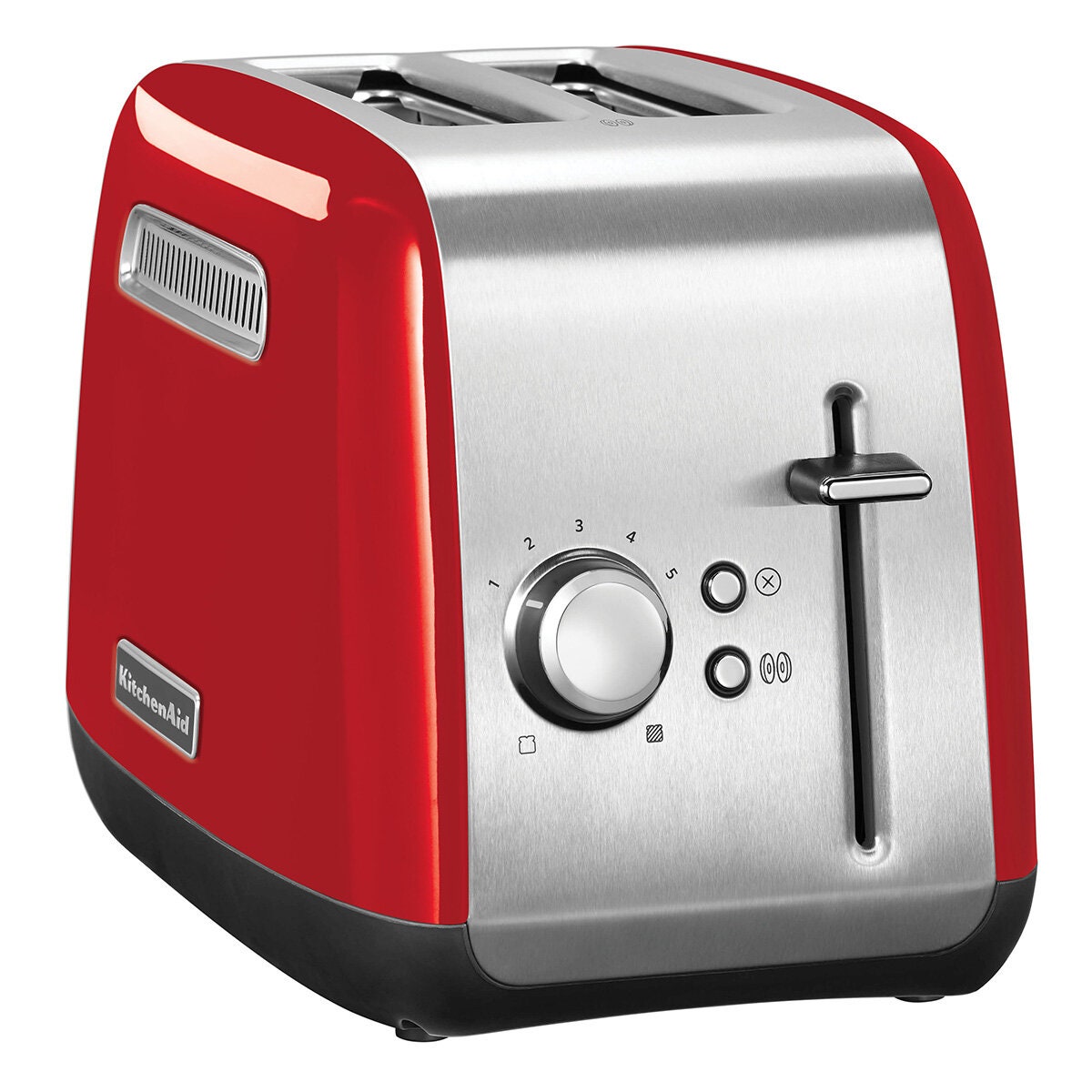 KitchenAid Classic 2 Slice Toaster - Empire Red, 5 Shade Settings, All Metal Construction - 5KMT2115AER