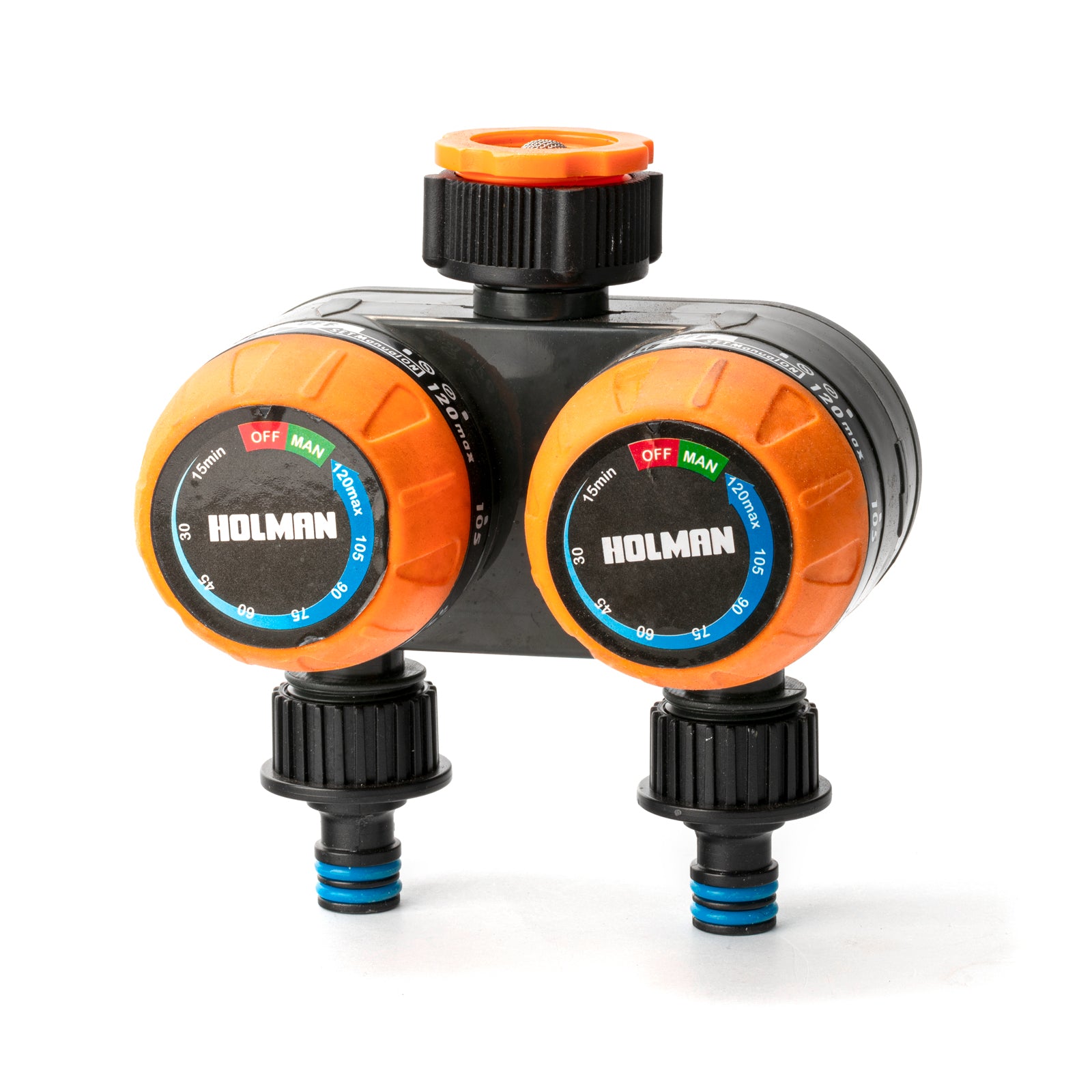 Holman 2 Hour Dual Outlet Mechanical Tap Timer with Auto Shut Off
