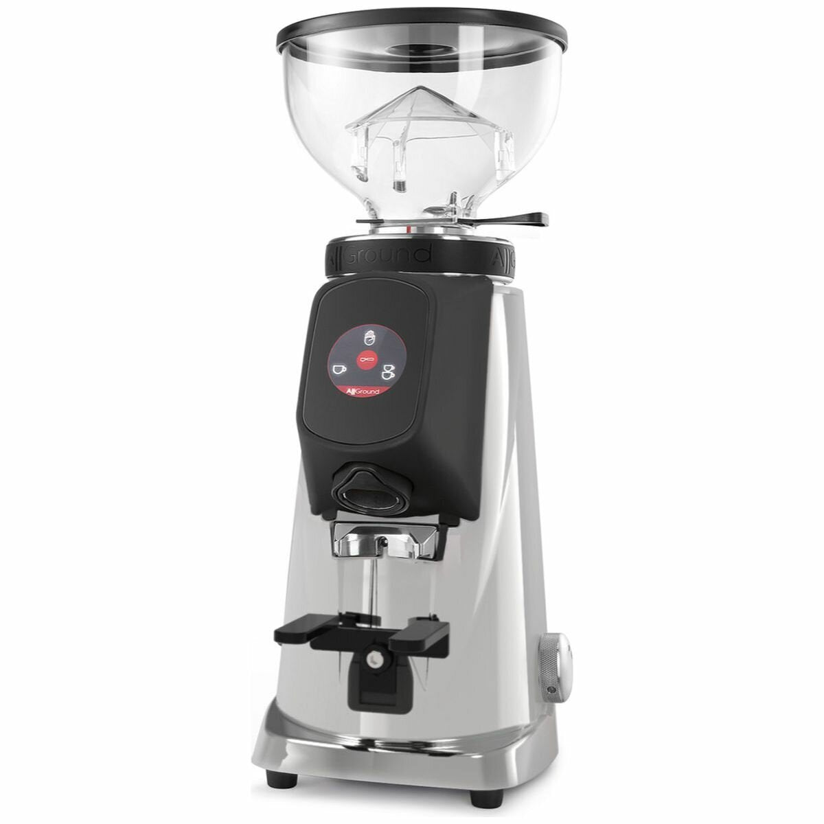 Sanremo AllGround coffee grinder - stainless steel - 64mm titanium flat burrs - 250g hopper - SRSGF00001L0