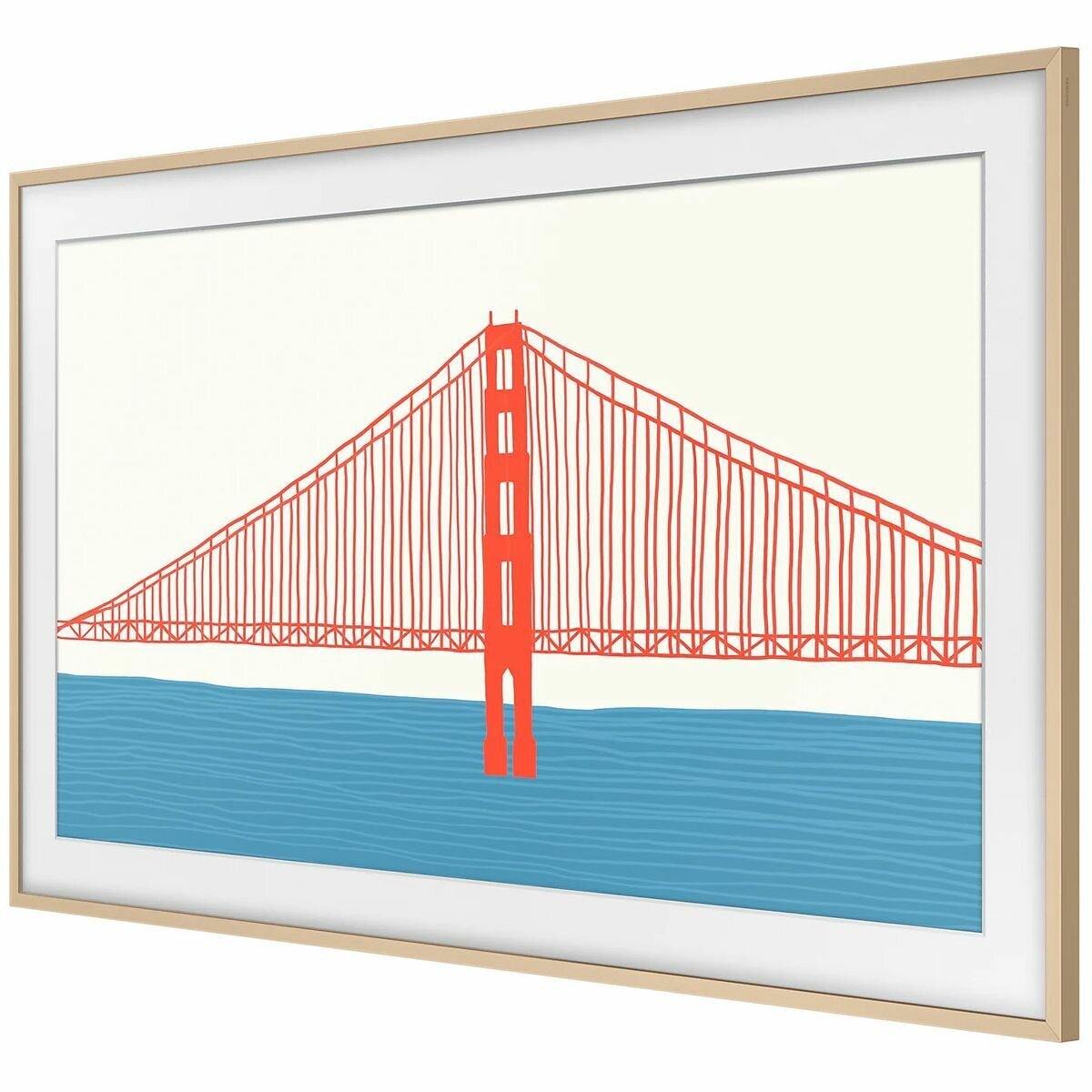 Samsung Modern Frame bezel for 50 inch The Frame TV - Magnetic snap-on, Beige - VG-SCFA50BEBRU