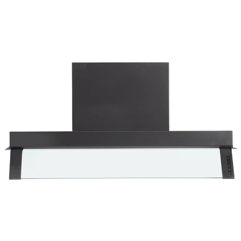 Artusi 90cm Concealed Rangehood - Matte Black Glass Fascia - 714m³/h, 3 Fan Speeds - WUM90B