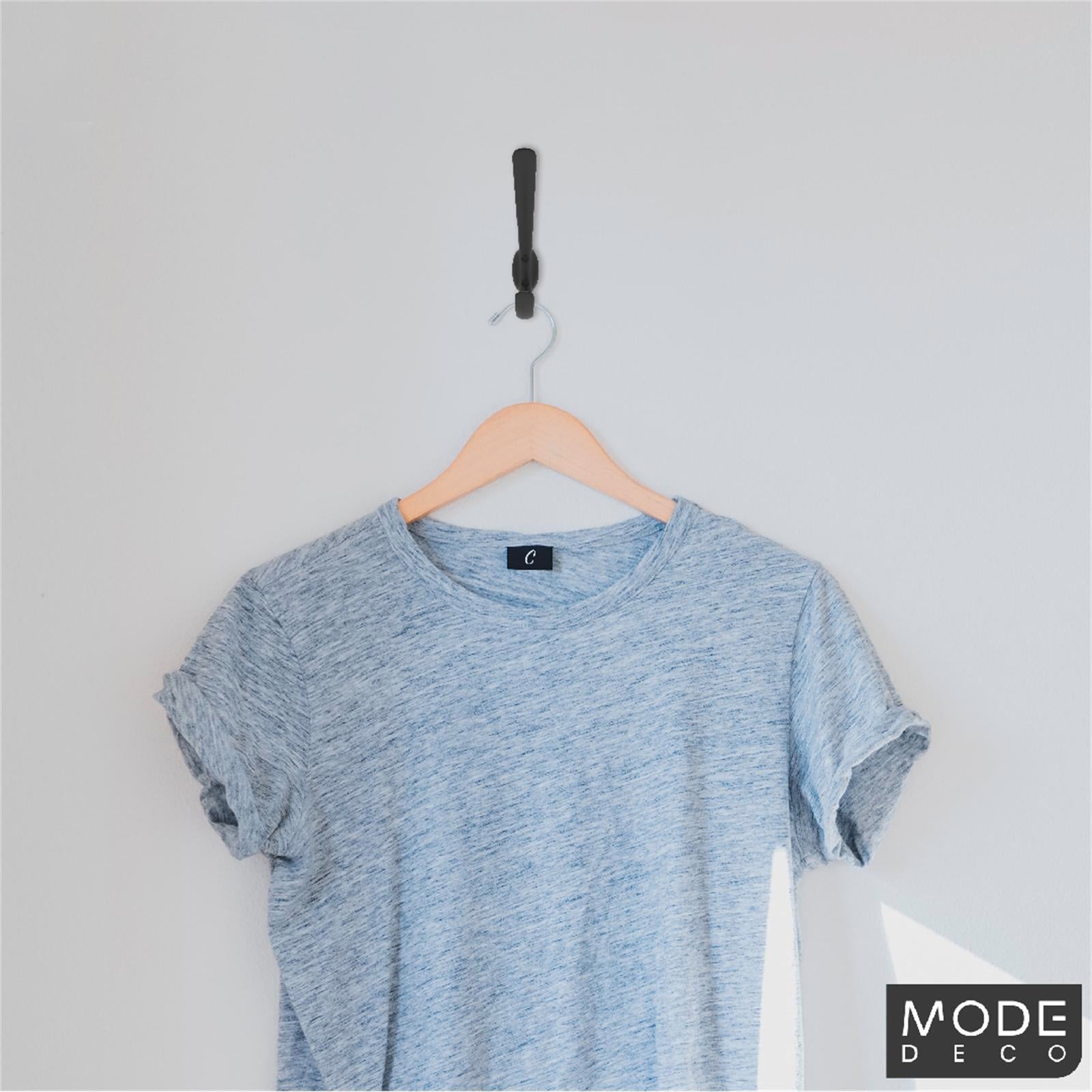 MODE 17 x 115 x 45mm Black Single Hat and Coat Hook
