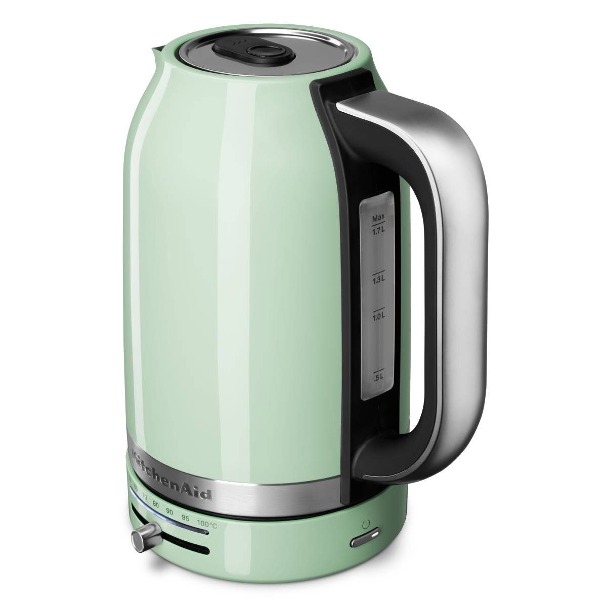KitchenAid 1.7L Kettle - Pistachio, Variable Temperature Control, Removable Limescale Filter - 5KEK1701APT