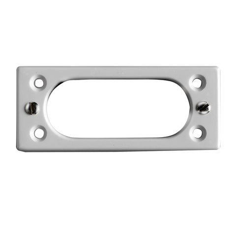 HPM Miniature Architrave Mounting Block, 86mm x 36mm 26mm Deep White Plastic CD156WE