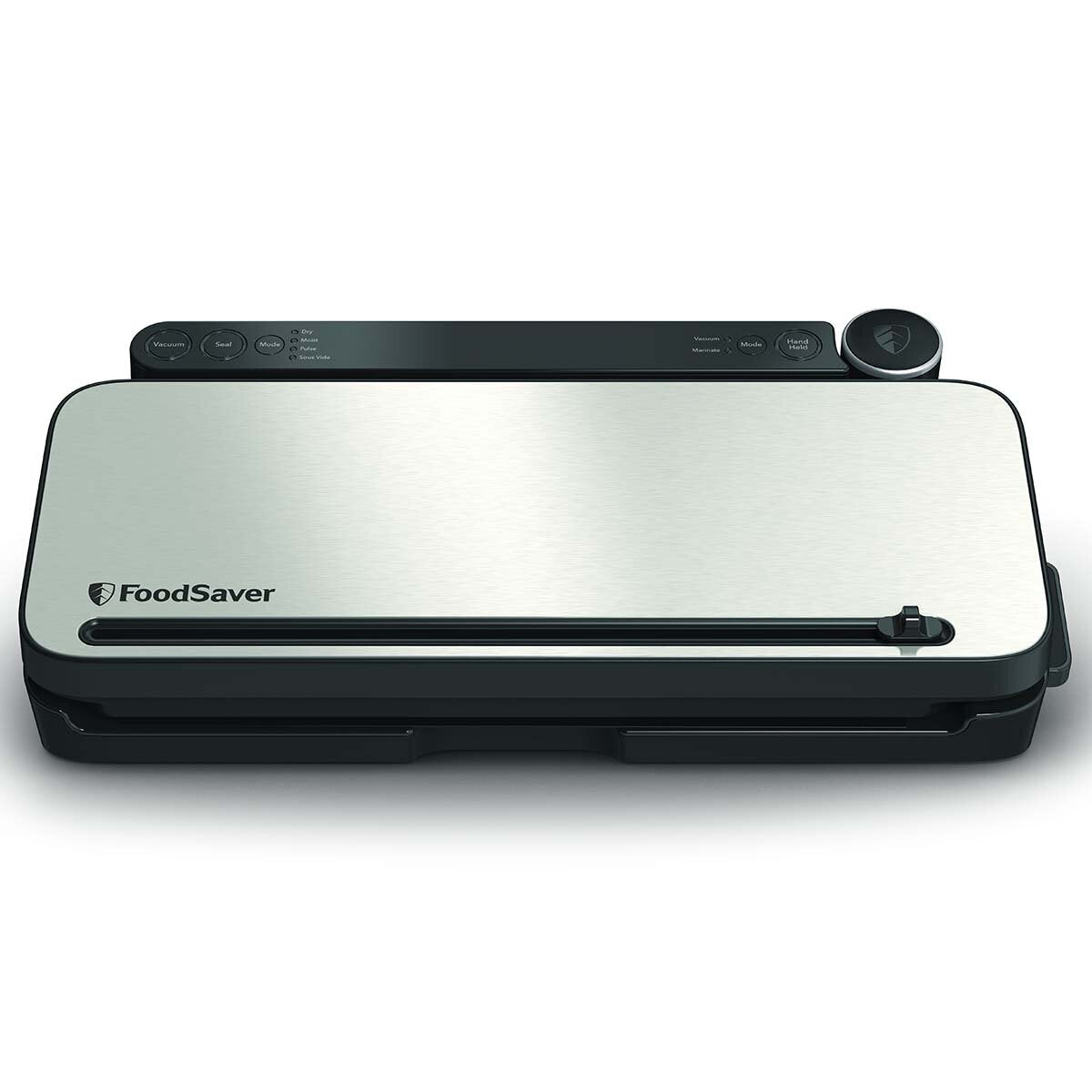 FoodSaver Controlled Seal Vacuum Sealer - 5 Food Settings - Marinate Program - 130W - Silver - VS3198